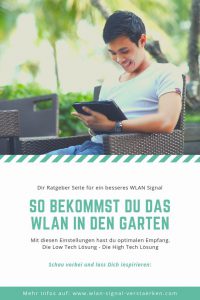 WLAN im Garten - So bekommts du das Internet in den Garten